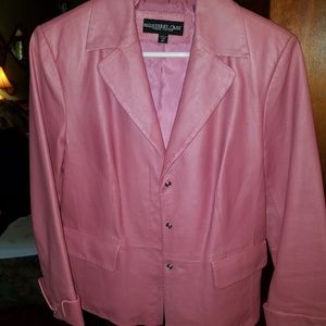 Leather Jacket, Pink